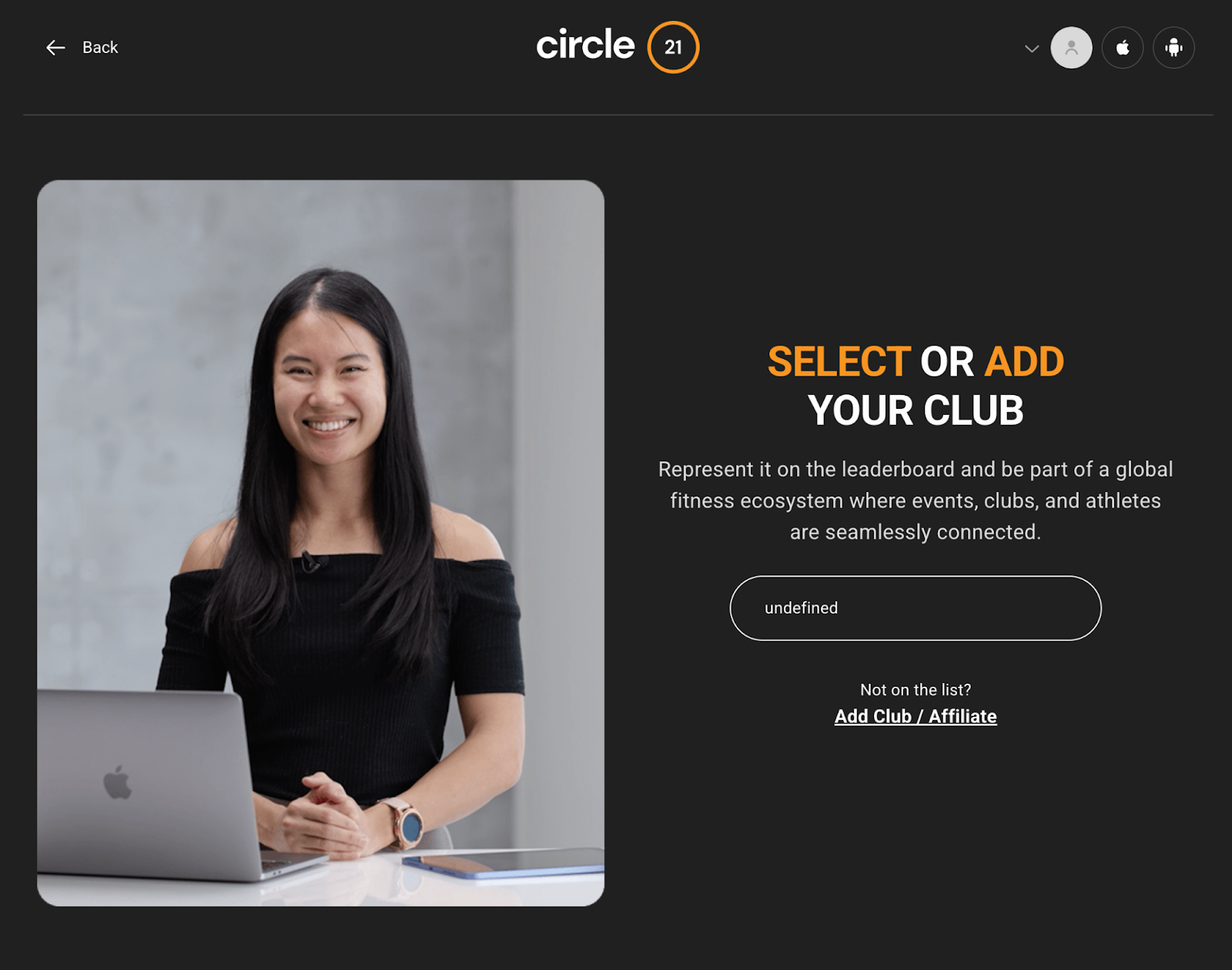 Circle21: Club anlegen